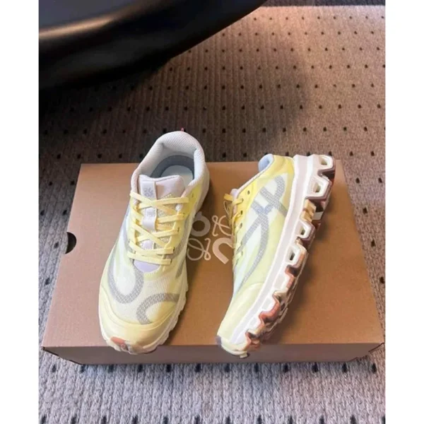 Premium On Running Cloud Venture X Loewe Yellow Tan Grey Shoes For Men (FT1140) 3 Premium On Running Cloud Venture X Loewe Yellow Tan Grey Shoes For Men (FT1140)