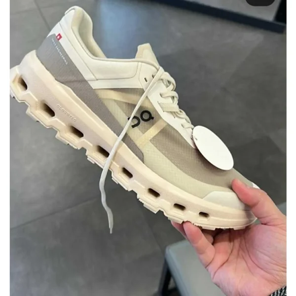 Premium On Running Cloudvista 2 Desert Cream Shoes For Men (FT758) 2 Premium On Running Cloudvista 2 Desert Cream Shoes For Men (FT758)