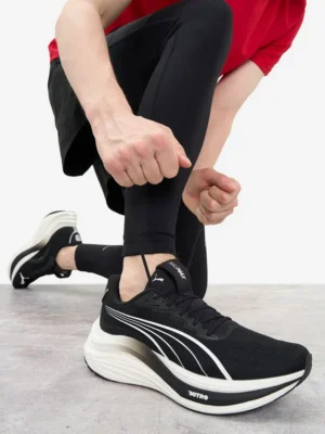 Premium Puma Deviate Mag Max Nitro Black Shoes For Men (LAB1539)