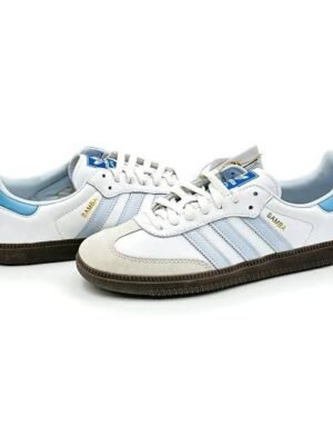 Adidas Samba Shoe For Men (Light Sky Blue)