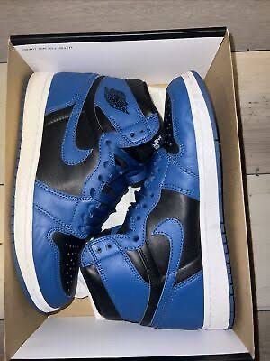Air Jordan 1 Dark Marina Blue Sneakers For men