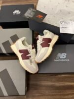 First Copy NEW BALANCE 327 (White Maroon)