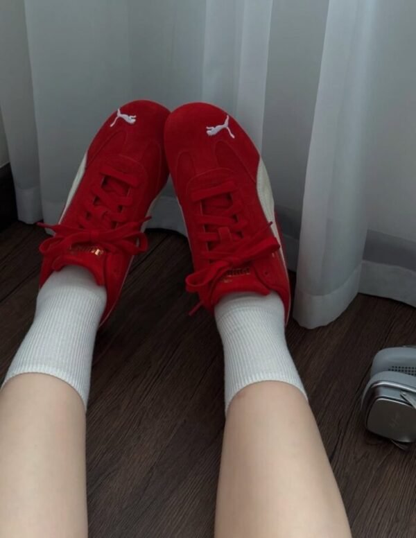 Puma Speedcat Red & White Sneaker For Men's/Women's